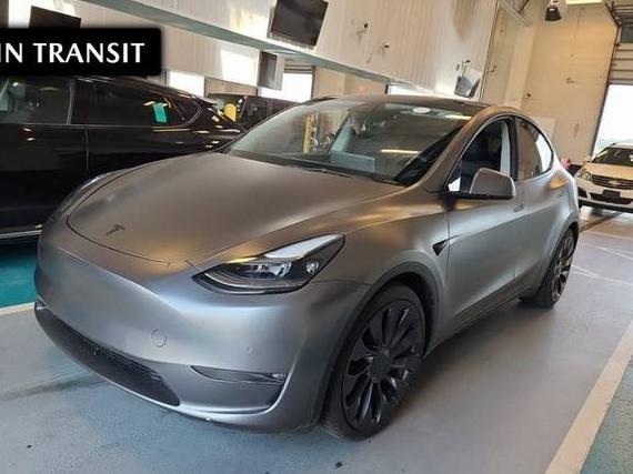 TESLA MODEL Y 2021 5YJYGDEF5MF302698 image